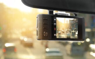photo of dash cam video recorder